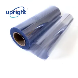 Upright High Quality Transparent Soft Pvc Plastic Transparent Film Roll