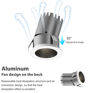 Ecolux Pequeño y delicado Diseño libre para combinar Sin luces duras Iluminación de larga duración Focos LED - Product Image 4