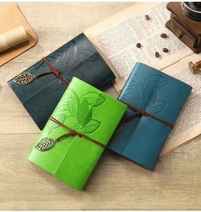 2025 <b>Custom</b> Logo Vintage Travel School PU Leather Hardcover <b>Diary</b> Notebook with Sewing Binding A6/A7 Size Gift - Product Image 3