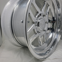 Jantes forgées 17x4.5 17x5 6x135 6x139.7 polies miroir pour F150 Silverado Sierra 1500 Street Drag Truck