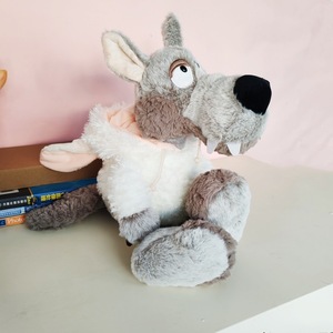 Angela Wolf in Sheep's Clothing, Peluche de <span class=keywords><strong>Lobo</strong></span> Disfrazado de Oveja, Animal del Bosque, Muñeco de <span class=keywords><strong>Lobo</strong></span> Pequeño, Regalo de Cumpleaños - Product Image 3