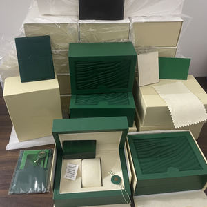 Designer custom leather <b>watch</b> <b>box</b> green <b>watch</b> <b>box</b> with custom logo protective <b>watch</b> <b>box</b> - Product Image 2