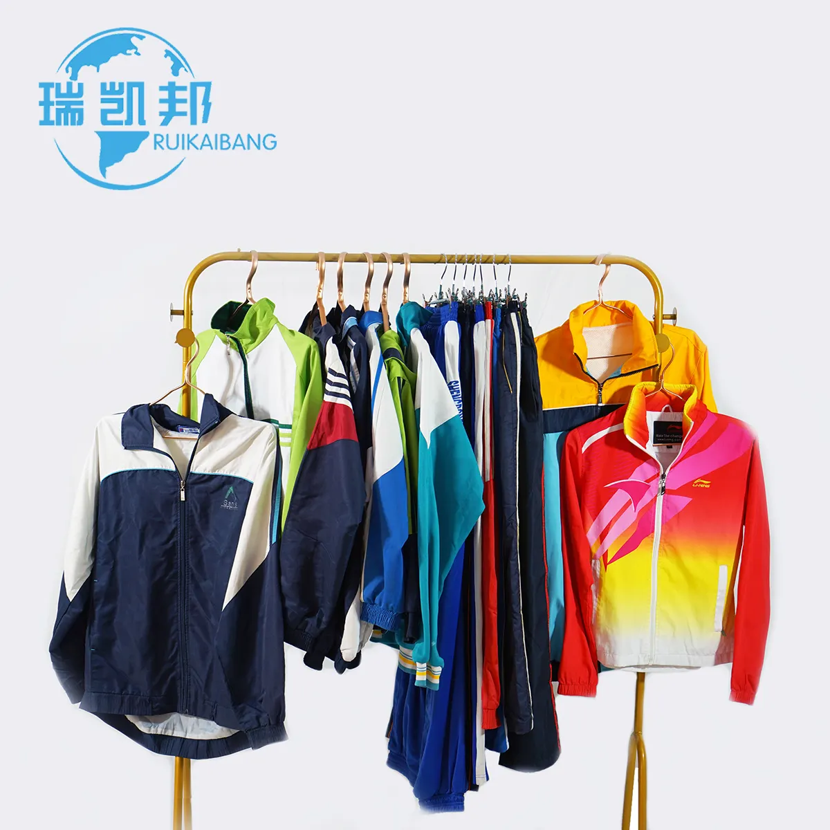 Ruikaibang Baju Olahraga Kualitas Tinggi, Pakaian Bekas Olahraga Pabrik Cina <span class=keywords><strong>Kelas</strong></span> A