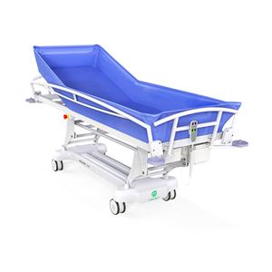 <span class=keywords><strong>Chariot</strong></span> de <span class=keywords><strong>douche</strong></span> et de bain électrique Mt Noah Soft Stretcher, lit d'ambulance pliable, avec coussin de <span class=keywords><strong>douche</strong></span>, facile à transporter, en aluminium, certifié CE, pour centres de bien-être - Product Image 3
