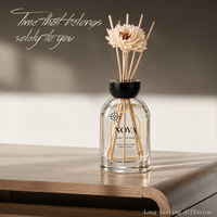 Diffuseur de parfum d'ambiance haut de gamme en verre, senteur fraîche, longue durée, écologique, sans alcool, 200 ml