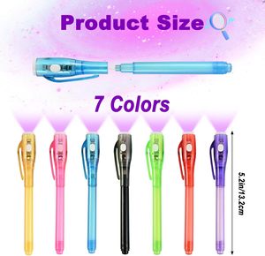 School Stationery Plastic LED Fluorescent Pen Multi Functional Currency Verification Magic Pen UV Invisible Fluorescent Pen - Product Image 2