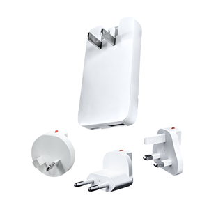 อะแดปเตอร์ชาร์จ GaN 65W สำหรับใช้ในบ้านและเดินทาง ช่องเสียบคู่ - Product Image 1