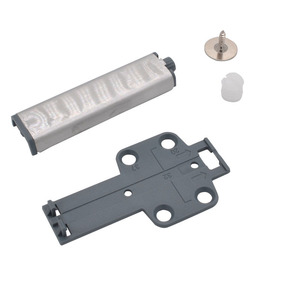 Amortisseur magnétique à rebond pour porte d'armoire de cuisine, fermeture à bouton-poussoir en acier inoxydable pour tiroir et porte de placard, quincaillerie - Product Image 1