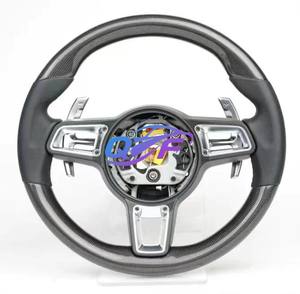 Pour Porsche <span class=keywords><strong>911</strong></span> 997 Carrera S 4 4S Turbo GT2 RS Gts Speedster <span class=keywords><strong>Sport</strong></span> <span class=keywords><strong>Classic</strong></span> 2004 à 2012 Volant en cuir - Product Image 3