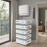 Madsun Kit de Système de Stockage Solaire Empilable EV 10KWh Lifepo4 Batterie 48V 200Ah 100AH