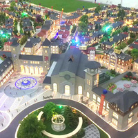 Iluminación LED perfecta para Ciudad, modelo de construcción en miniatura, edificio de cristal