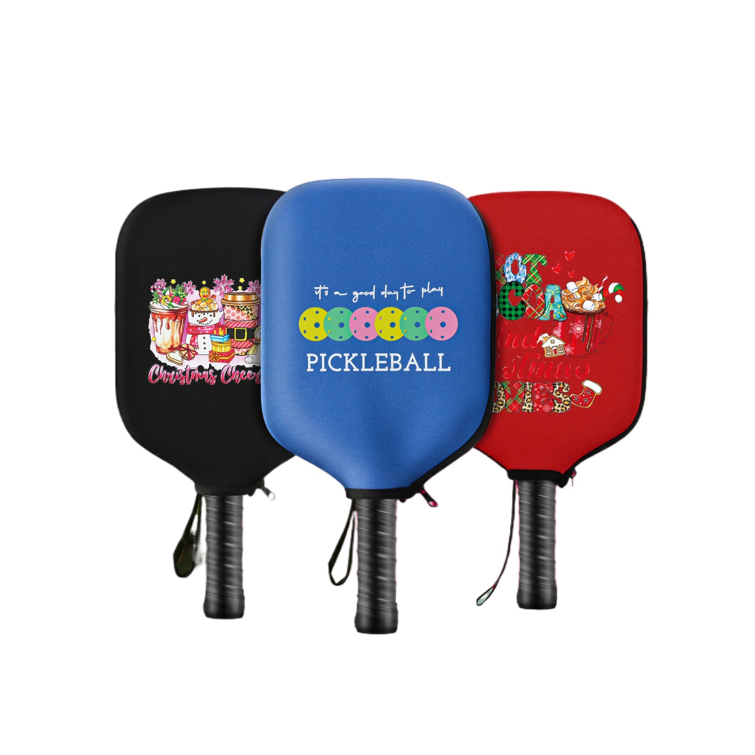 OEM Customized Logo High Quality Pickleball Accessories Sports Protective Neoprene Racket Case 29*21.5*2cm Children's Training