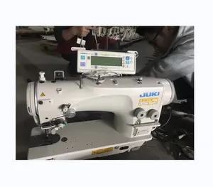 Japonya orijinal Jukis LZ 2290 yüksek hızlı elektrikli yarı kuru kafa dijital zikzak dikiş makinesi