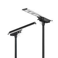 Lampe solaire LED pour rue avec capteur PIR, 80W, tout-en-un, étanche IP66, pour l'éclairage routier, fabriquée en usine depuis 12 ans