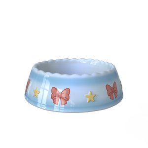 Tigela Personalizada para Animais de Estimação, Tigela de Cerâmica para Ração de Cachorro, Tigela de Água de Cerâmica para Cães de Médio Porte, Tigela de Cerâmica Rasa e Larga para Gatos de Interior - Product Image 1