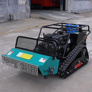 Envío <span class=keywords><strong>Gratis</strong></span> Cortacésped Robótico Automático de 4 Tiempos 1000mm, Superventas, con Control Remoto, Desbrozadora de Orugas, Mini Robot Triturador de Césped - Product Image 4