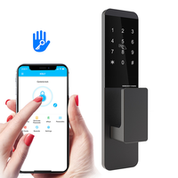 Cerradura Inteligente para Puerta de Hotel TTlock, Almacenamiento en la Nube por Aplicación, Aleación de Aluminio y Acero, Código de Acceso por Tarjeta, Fácil Instalación, Ecológica