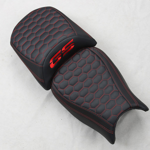 GANE Coussin de siège en cuir personnalisé R1250GS style sport, ensemble complet quatre saisons, design <span class=keywords><strong>diamant</strong></span> hexagonal, garantie 2 ans - Product Image 1