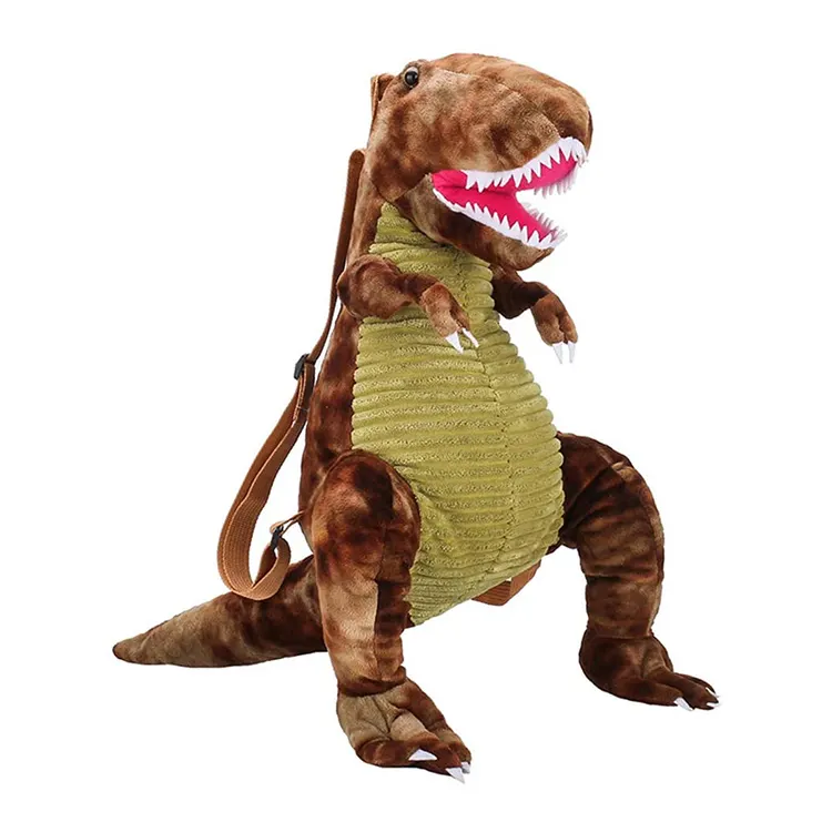 Plush Cartoon Animal Children Backpack Dinosaur Plush Bag Creative Doll Backpack