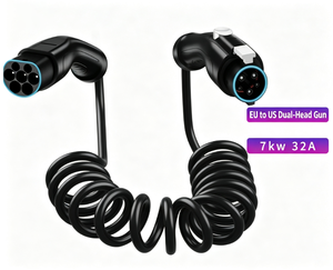 Cable de Carga para Vehículos Eléctricos de 32A, 3 Fases, TPU, Tipo 2 a Tipo 2, IP55, 5M (Personalizable), Estándar IEC 62196-2, Alta Durabilidad (>10000 Ciclos) - Product Image 5