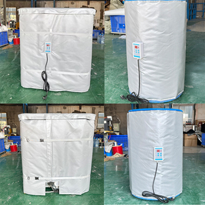 220V Điện trống sưởi ấm Áo khoác cách nhiệt chăn trống nóng dầu trống nóng yếu tố làm nóng cho bình xăng 15kg 980x350mm - Product Image 6