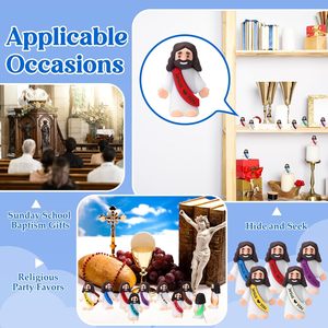 Mini figurines de Jésus, jouets de Pâques Jésus t'aime, petites figurines de Jésus en vrac - Product Image 2