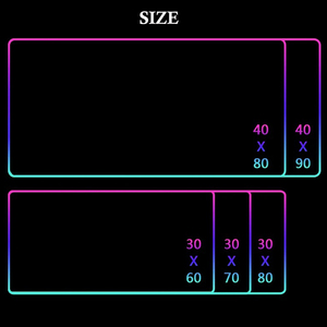 Rgb lớn Chuột chơi game pad với bộ sạc không dây miếng chuột không thấm nước với biểu tượng tùy chỉnh chết cắt cô gái lớn Anime chuột Pad chơi game - Product Image 6