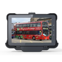 Nueva Tablet PC Robusta para Vehículos Android de 10 Pulgadas, IP67, Batería de 8000 mAh, 1000 nits, GPS/4G/WIFI/BT con Base de Acoplamiento CANBUS NFC para Autobús Urbano