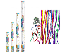 Ali 60cm New Rice Paper Party Popper Confetti Cannon Water-solubilité Spring Loaded Confetti Cannon avec Multi-color for Party