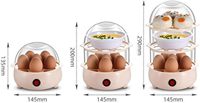 Steamer makanan Mini otomatis, termasuk sumber daya langsung dari pabrik untuk Sarapan, pemasak telur elektrik portabel penggunaan rumahan