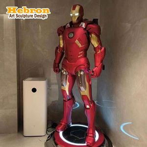 Statue Iron Man MK50 MK44 en résine, artisanat <span class=keywords><strong>Avengers</strong></span> Hulk Buster, décoration pour salon et bureau, vente chaude - Product Image 1