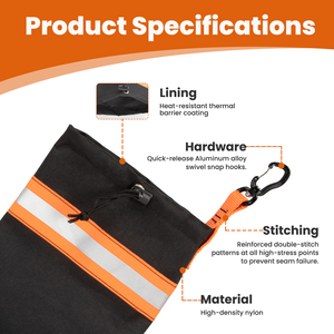 Paquete de Rescate para Bomberos Hurricane con Cinta de Nylon de 35' y <span class=keywords><strong>Kit</strong></span> de Equipo de Rescate Multifuncional - Product Image 3