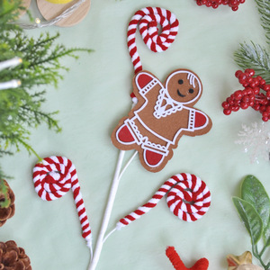 Wholesale Candy Land Theme Pink White Cupcake Artificial <b>Pick</b> for <b>Christmas</b> Tree Decoration Filler - Product Image 2