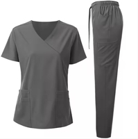 Vente en gros de tenues d'infirmière à manches courtes, uniformes médicaux pour femmes, uniformes d'hôpital, blouses médicales, uniformes OEM