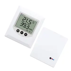 Building Temperature Sensor Wall Mounted LCD Digital Temp And Humidity Sensor RS485