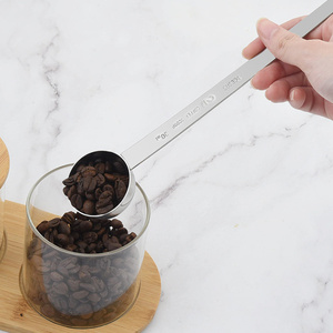 <span class=keywords><strong>Cuchara</strong></span> medidora de café de acero inoxidable de mango largo de <span class=keywords><strong>5</strong></span> <span class=keywords><strong>ml</strong></span> con logotipo personalizado - Product Image 2