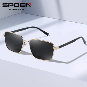 SPEN แว่นกันแดดโพลาไรซ์ทรงสี่เหลี่ยมผืนผ้าสำหรับผู้ชายแว่นตาแฟชั่น UV400การขับขี่ขอบเต็ม - Product Image 1