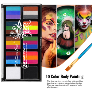 Pintura Corporal Profesional de 26 Colores <span class=keywords><strong>para</strong></span> Tatuajes Faciales, Pintura Facial Activada por Agua <span class=keywords><strong>para</strong></span> Fiestas, Suministros <span class=keywords><strong>para</strong></span> Pintura Corporal - Product Image 3