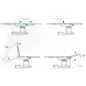 LHIDOT5, mesa de operaciones <span class=keywords><strong>ortopédica</strong></span> quirúrgica de lujo de gama alta, <span class=keywords><strong>precio</strong></span>, <span class=keywords><strong>cama</strong></span> quirúrgica <span class=keywords><strong>eléctrica</strong></span> médica - Product Image 5