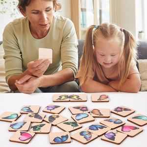Rompecabezas de Madera Montessori para Niños Pequeños, Juguete Educativo de Mariposas Realistas para Niños y Niñas - Product Image 2