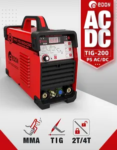 EDON TIG-200 PULSE ACDC INVERTER Aluminium tig Machine à souder inoxydable de soldar TIG SOUDEUR