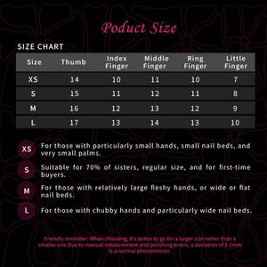 Kuku palsu penutup penuh peti mati panjang seni kuku akrilik tekan tengkorak jaring laba-laba labu Halloween - Product Image 5