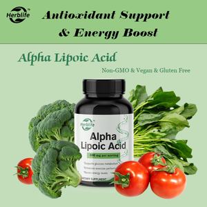 Capsules d'acide alpha-lipoïque OEM ODM 500 mg - Complément alimentaire pour hommes et femmes - Antioxydant, soutient la santé de la peau, stimule l'énergie - Product Image 3