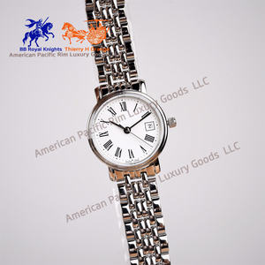 Reloj de Cuarzo de Lujo de Alta Gama para Parejas, Calidad 5A, Correa de Acero Inoxidable, Resistente al Agua, Calendario, Números Romanos - Product Image 4