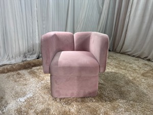 Sillón Individual Moderno Disen, Esponja de Alta Densidad, Tela de Terciopelo, Estructura de Madera Maciza, Sofá Personalizable para Sala de Estar - Product Image 5