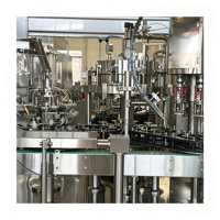 Machine de remplissage isobare 8-4-4, 2000 BPH, pour bouteilles en verre, eau gazeuse, boissons gazeuses