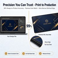 Tapis de bureau personnalisé antidérapant et imperméable pour clavier d'ordinateur de bureau, grand protecteur de bureau, sublimation vierge, logo OEM personnalisé