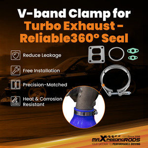 Turbocompressore Universale MaXpeedingrods GT45 T4 V-band 600+hp in Alluminio per la Maggioranza dei Motori da 4.0L - 6.0L 1.05 A/r - Product Image 4