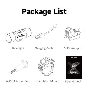 <span class=keywords><strong>Lampe</strong></span> de vélo électrique ultralégère XOSS, étanche, mini <span class=keywords><strong>lampe</strong></span> LED rechargeable par USB pour vélo de route, VTT et cyclisme - Product Image 6