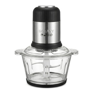 <span class=keywords><strong>Hachoir</strong></span> à <span class=keywords><strong>viande</strong></span> électrique standard européen 2L avec tête à 4 lames, multifonctionnel pour hacher, 800W - Product Image 1
